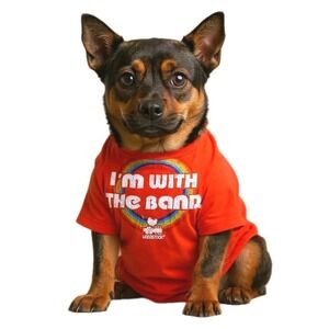 Blended Collection Dog Apparel Clothes Woodstock  Dog Shirt T-shirt Size L Pink